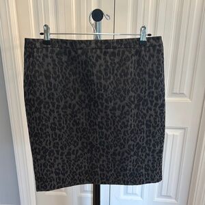 Leopard Print Skirt